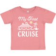 thumbnail image 3 of Inktastic My First Cruise with Cruise Ship and Palm Trees Boys or Girls Baby T-Shirt, 3 of 5