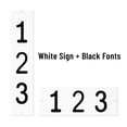 thumbnail image 4 of ColourTree Personalized Flush Mount House Numbers Address Street Sign Plaque in Vertical/Horizontal, Aluminum Modern Front Door Sign - Made In USA (Custom Plate & Fonts Colors/Numbers), 4 of 10