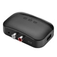 thumbnail image 1 of Transmisor receptor Bluetooth 5,0, adaptador de Audio con micrófono, inalámbrico de baja tencia para PC, TV, coche, sistema de transmisión de Sunnimix Adaptador bluetooth, 1 of 8