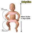 thumbnail image 2 of Muñeca Reborn GiggleBabble, completamente de silicona, 45 cm, con ropa, 2 of 7