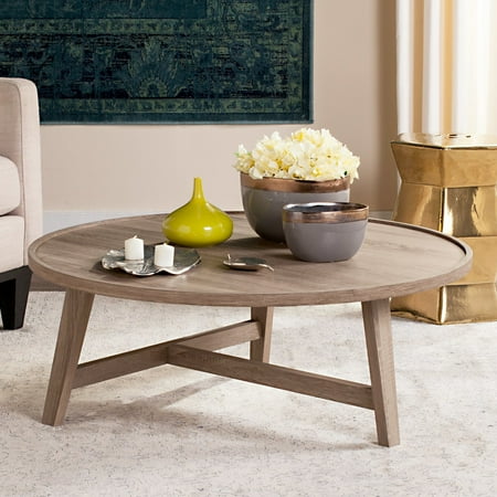 Safavieh Malone 35 Round Retro Mid Century Coffee Table Multiple Safavieh Malone 35 Round Retro Mid Century Coffee Table Multiple Colors