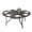 67" Dia., variant on Sophia & William 42" Dia. Round Outdoor Dining Table Black Metal Frame with E-Coating