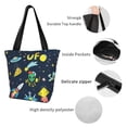 thumbnail image 4 of Sikiie Funny Spaceships Shoulder Bag Casual Hobo Crossbody Tote Bag for Women and Men Large Purse Messenger Bag Travel Work, 4 of 6