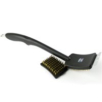 Yukon Glory BBQ Grill Brush With Scraper, Grill & Barbecue Scrubber, Bonus Replacement Brush Head Included