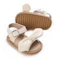 thumbnail image 4 of Infant Baby Boy Girl Sandals Outdoor Shoes Soft Sole Non-slip Bow Decoration Shoes, 4 of 8