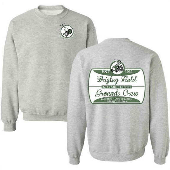 Wrigley Field Grounds Crew Crewneck Sweatshirt by ThirtyFive55