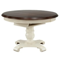 HomeStock Artistic Accomplishment Oval Dining Table - an Oval Wooden Table Top with 18" Butterfly Leaf & Pedestal Base, Suitable for Large Gatherings, Elegant Dining Table for Dining Spaces