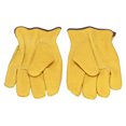 thumbnail image 4 of Guantes de piel de vaca con dedos completos, Protector de manos resistente a cortes para trabajo, jardinería, apicultura, talla L, 4 of 10