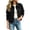 Black, variant on Women's Jacket Casual Button Down Collared Long Sleeve Lightweight Soft Slim Fall Autumn Winter Tops, Beige M