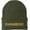 Olive, variant on Paramedic Embroidered Beanie Hat | 100% Acrylic Winter Knit Cap for Emergency Medical Services First Responders (Black/Gold)
