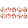 thumbnail image 4 of Paquete de 10 pegatinas para ventana del Año Nuevo Chino 2024 con adornos de dragón Estilo D, 4 of 9