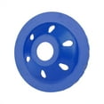 thumbnail image 3 of Concrete   Grinding Cup, 4 Inch Concrete Wheel Disc HSS Concrete Masonry Stone Tool For Angle Grinder, Grinding Machine - Blue, 3 of 8