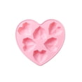 thumbnail image 1 of Yuedong Silicone Cake Mold,Diamond Heart Love Shape Silicone Cake Mold,Kitchen Cooking Tools,1 Piece,Pink, 1 of 12