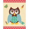 thumbnail image 2 of Metz, Andi 26x32 Gold Ornate Wood Framed with Double Matting Museum Art Print Titled - Wise Owls I, 2 of 4