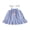Blue, variant on BemeyourBBs Toddler Baby Girls Baseball Dress Little Baby Girl Summer Dress 6 12 18 24 Months 2 3 4 Years Cute Baseball Embroidery Striped Print Sleeveless Tie up Strap Casual A-Line Dress
