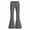 czb# Grey439, variant on CUZIBR Girls Flared Pants High Waist Solid Color Classic Bell Bottom Stretch Casual Streetwear Trousers With Front Pockets For Kids Back To School Fashion Bottoms,Navy,13-14 Years