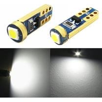 Alla Lighting 2x Super Bright 6000K White 74 T5 LED Bulbs Interior Glove Box Light Lamps for 2009-2016 Venza