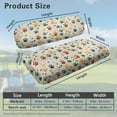 thumbnail image 3 of POLERO 2PCS Golf Cart Seat Covers, Funny Color Paws Print Breathable Front and Rear Seat Cushion Cover Fits for Ezgo Club Car Golf Cart Original Regular Seats, No Stapler, 3 of 8