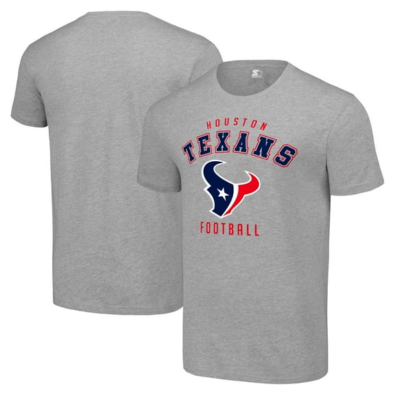 Men's Starter Heather Gray Houston Texans T-Shirt
