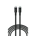thumbnail image 6 of 60W USB-C to USB-C Nylon Braided Fast Charging/Data Cable Cord Charger (3 ft) for Cat S75, 6 of 6