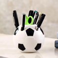 thumbnail image 1 of Pencil Dispenser for Classroom, Football Shaped Pen Holder With Multiple Holes for Inserting Pens, Multifunctional And Large Capacity Student Desktop Organizer, Stationery And Ornament Storage Box, 1 of 10