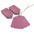 thumbnail image 3 of Inkdotpot 50 Pack Happy Diwali Favor Paper Tags Craft Real Gold Foil Hang Tag, 3 of 6