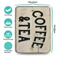 thumbnail image 5 of Dish Drying Mat, Coffee Black Text Absorbent Coffee Bar Mat for Countertops, Coffee Bar Accessories for Kitchen Counter Coffee Maker Coffee Pot Dining Room Decoration 18x24in, 5 of 7