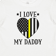 thumbnail image 4 of Inktastic Dispatcher Daddy Gold Line Emergency Boys or Girls Baby T-Shirt, 4 of 5