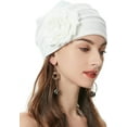thumbnail image 2 of Chemo Caps Headwear for Women Turbans Beanies Flowers Hats Headwrap for Cancer Patient Hair Loss, 2 of 7