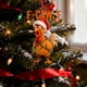 thumbnail image 4 of Seyotauo Hilarious Funny Angry Chicken Christmas Ornaments - Cheeky Chicken Pendant Christmas Tree Decorations Indoor Holiday Decor, Personality Christmas Gifts for Friends & Family, 4 of 6