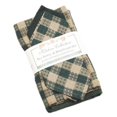 thumbnail image 1 of Mr. MJs Trading AG-32252 2 Tea Towels Plus 2 Dish Cloths Set, Green Check, 1 of 1