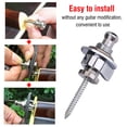 thumbnail image 2 of Candado para correa de guitarra negro duradero de uso prolongado candado dorado fácil de instalar para amantes de los instrumentos guitarras eléctricas ANGGREK  Otros, 2 of 8