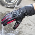 thumbnail image 2 of Guante de Motero a Prueba de Viento, Manopla Impermeable, Mitones para Pantalla Táctil, Moto y Motocross, Artículo para Hombre, Prenda para Invierno, 2 of 5
