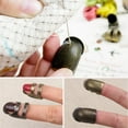 thumbnail image 5 of 10 Uds. Accesorios Costura Aguja Anillo Dedal Protector Dedo Retro (M), 5 of 5