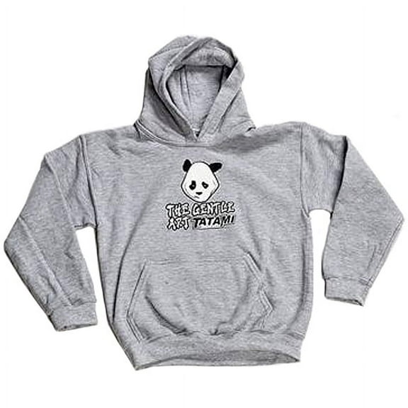 Tatami Fightwear Kid's Gentle Panda Hoodie - Small (5-6) - Gray