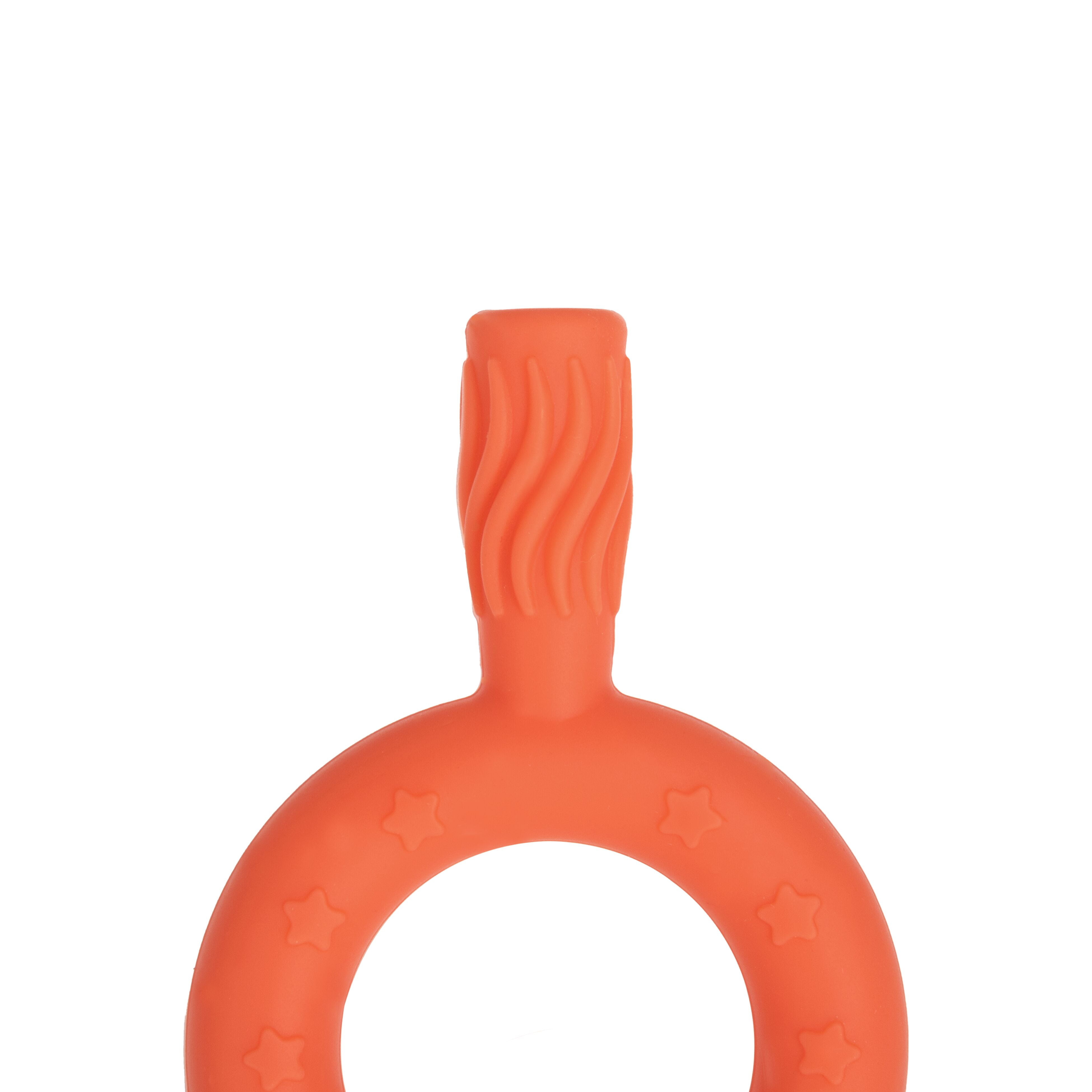 Nuby Sensory Silicone Baby Tube Teethers, 2 pack