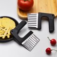 thumbnail image 4 of Antqov Kitchen Gadget Handheld Stainless Steel Potato Cutter Multifunctional Potato Chip Cutter Potato Potato Chip Cutter Cutter, Home Accessories, 4 of 9