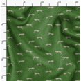 thumbnail image 2 of Soimoi Vert Moss Tissu Georgette Peau de Léopard Décor Tissu Imprimé au Mètre 42 Pouces de Large, 2 of 6