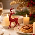 thumbnail image 6 of Kraoden Metal Deer Ornaments for Christmas Tree Decorations, Electroplated Iron Art Holiday Hangings, Elegant Table Decor for Home and Seasonal Layouts, Ideal Gift for Festive Occasions, 6 of 6