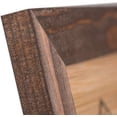 thumbnail image 4 of 8.5 x 11 Wooden Rustic Picture Frames - Brown Wenge - Set of 2 - for Diploma Documents and Certificates - Wall Mounting and Tabletop - Wood Grain Finish, 4 of 8