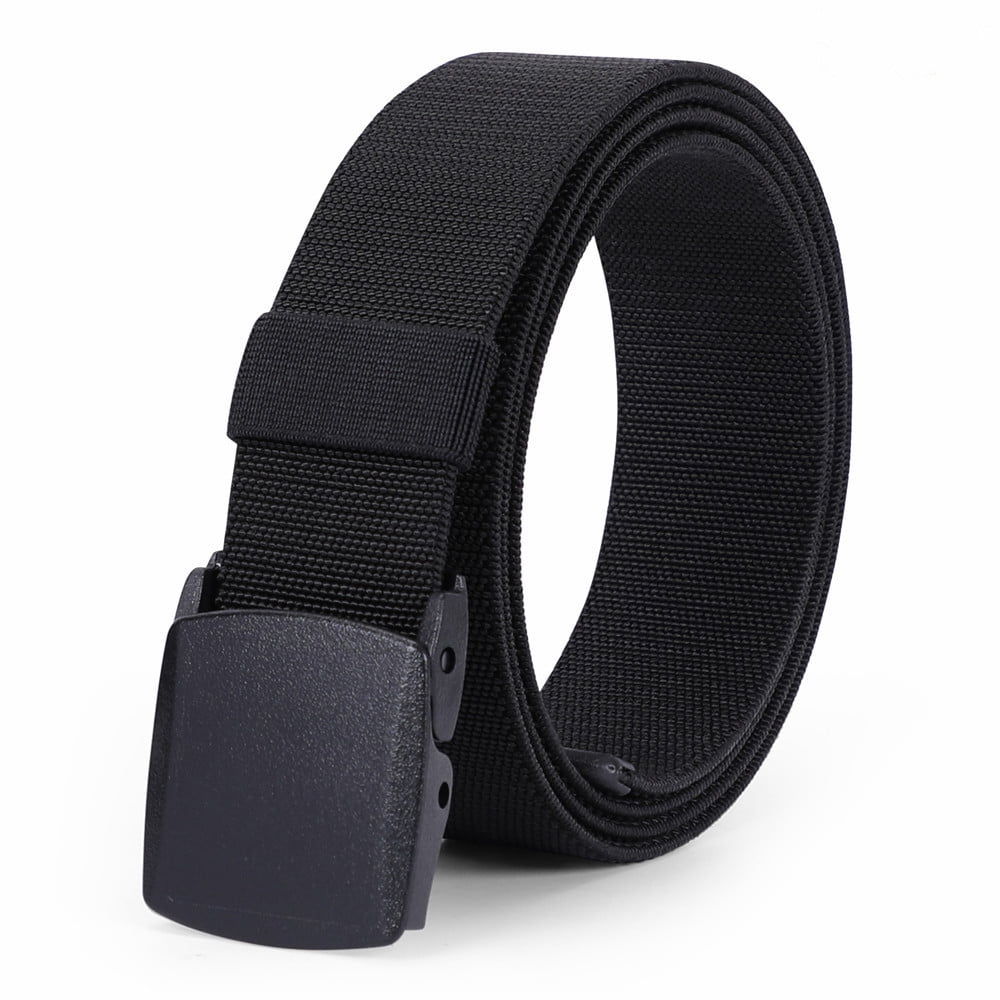 JASGOOD Men Nylon Web Work Belts Canvas Adjustable Belt for Pants Jeans ...