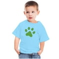 thumbnail image 4 of Virmaxy Toddler Baby Boys Girls Fashion Valentines Day Basic Tee Unisex Kids Cotton T-shirt Fashion Cute Round Neck Valentine's Day Print Tee Short Sleeve Top Blue-B 5T, 4 of 4