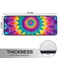 thumbnail image 5 of Kitchen Rugs Sets Of 2,Rainbow Tie Dye Radial Pattern Anti Fatigue Kitchen Mat Rugs Non Slip Washable,Decorative Kitchen Floor Mats for Kitchen,Sink,Laundry,17"x47"+17"x47", 5 of 5