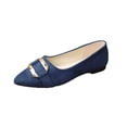 thumbnail image 2 of Jamicy Flats for Women Pointy Toe Loafer Flat Comfortable Work Shoes Cute Penny Loafer Slip On Ballet Flat Trendy Comfortable Flat Shoes, 2 of 9