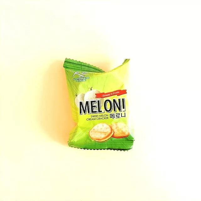 ★melon_11-様 お取り置きご専用★ Creamy & Fruits MELONI Sweet Melon Cream Crackers 1 Pack 11.29 Oz