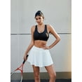 thumbnail image 3 of Women'S High Waisted Athletic Tennis Skirt With Inner Lining And Convenient Pockets, 3 of 6