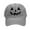 Gray, variant on Embroidered Pumpkin Face Cap fro Men and Women Washed Baseball Cap Vintage Adjustable Halloween Casual Headwear Halloween Accessories Free Size