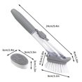 thumbnail image 3 of VALSEEL House Cleaning Products Clearance Dish Bowl Washing Cleaning Brush Long Handle Pot Brush Soap Dispenser Kitchen Sink Washing Tools Automatic Sponge Dishwasher Brush, 3 of 7