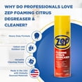 thumbnail image 5 of (6 pack) Zep Foaming Citrus Degreaser for Vehicles, 18 oz, 10.19 inch, 1 count per pack, 5 of 15