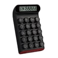 thumbnail image 2 of Calculadora Apagado inteligente Botón central portátil Batería de larga negro Sunnimix Calculadora mecánica, 2 of 8